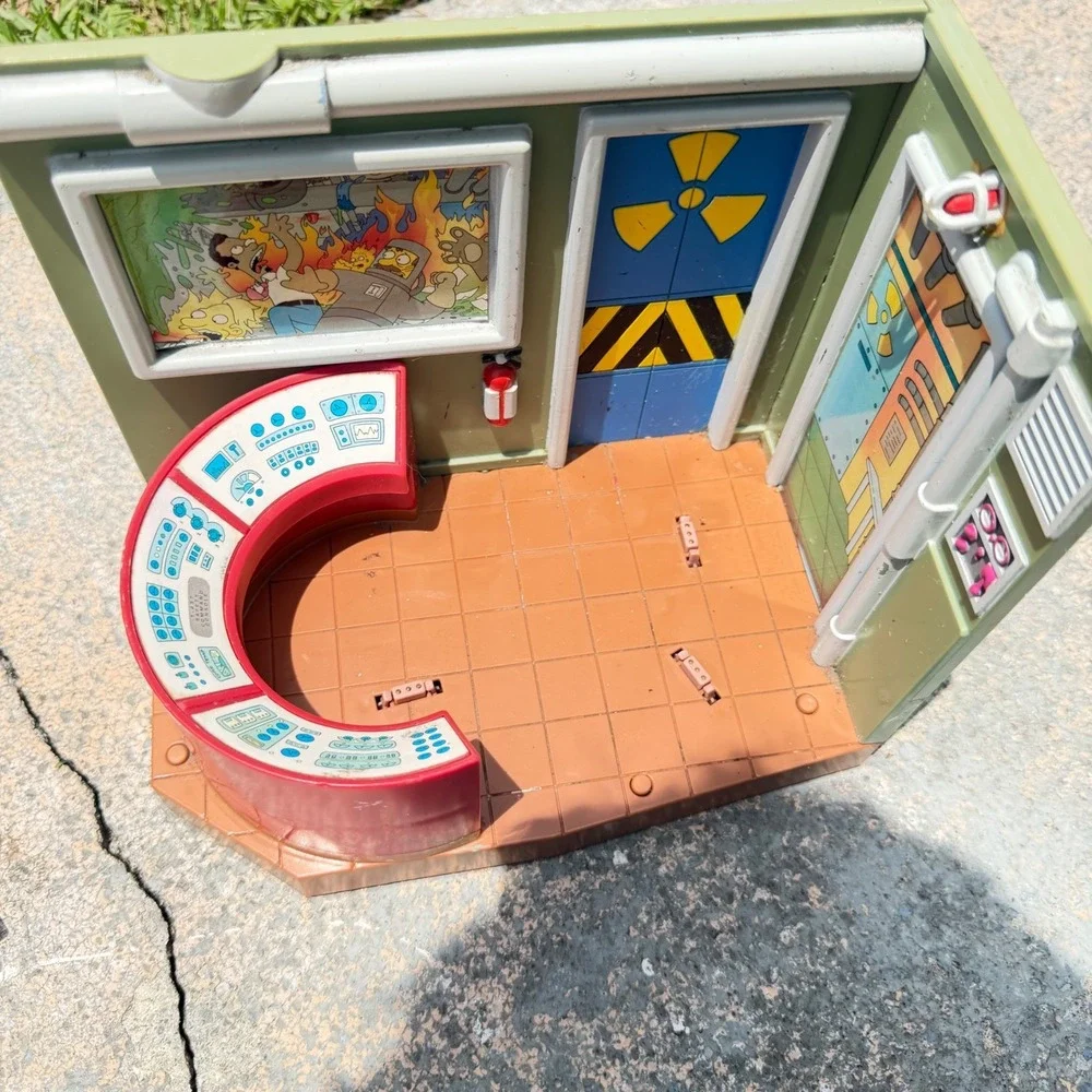 The Simpsons World of Springfield Playset Lot 6 Sets 2 Figures Playmates Vintage